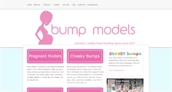 Desktop Screenshot of bumpmodels.com.au