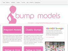 Tablet Screenshot of bumpmodels.com.au